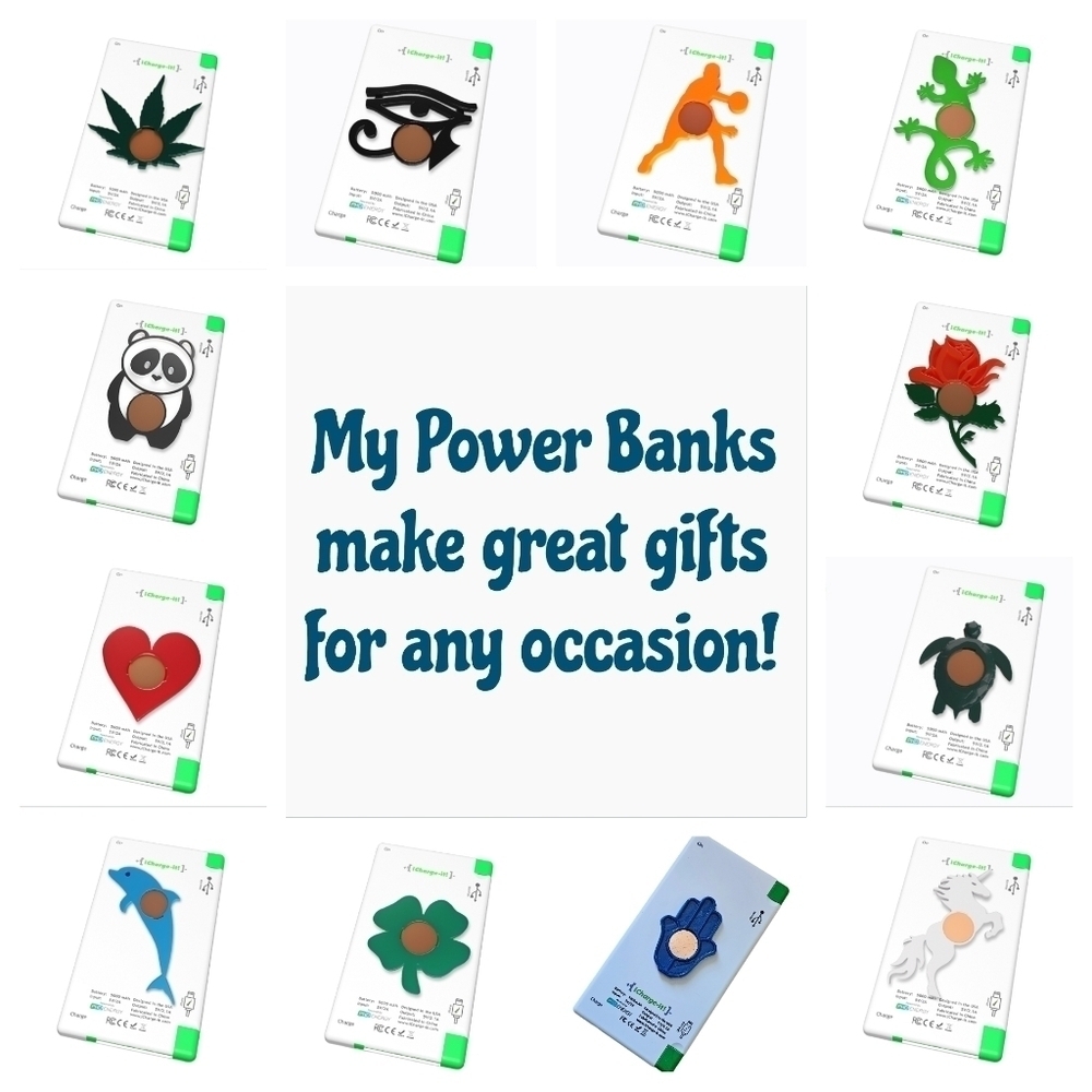 Power Bank, Surfboard Charm iPhone Android Cell / Tablet - Picture 9 of 14